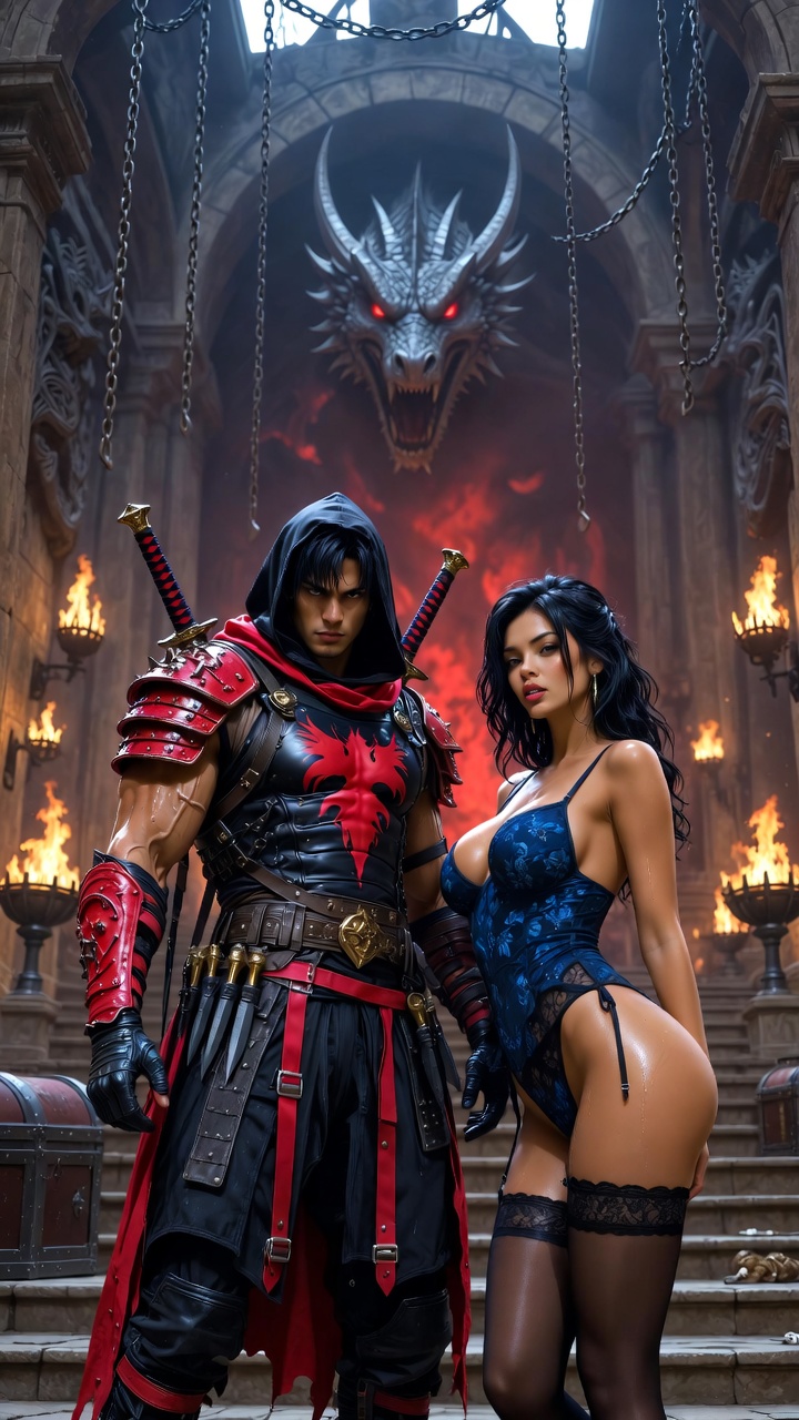 Dragon Shadow & Crimson Lace – Dungeon Dominion