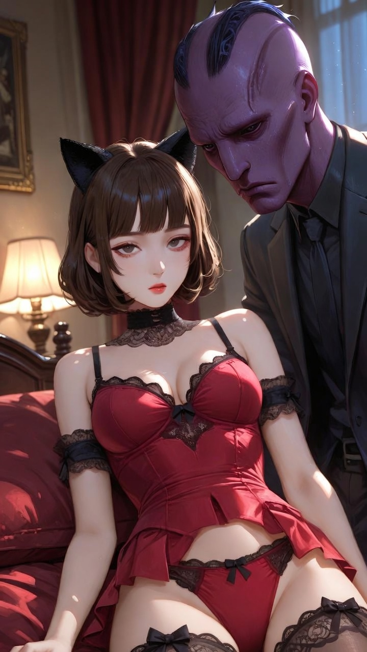 Midnight Encounter with Mysterious Purple Stranger