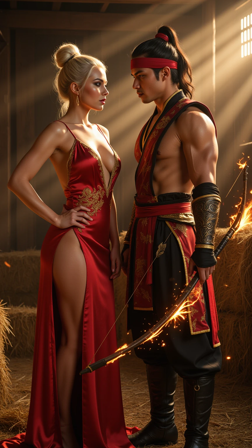 Crimson Silk Archer and Golden Flame Warrior