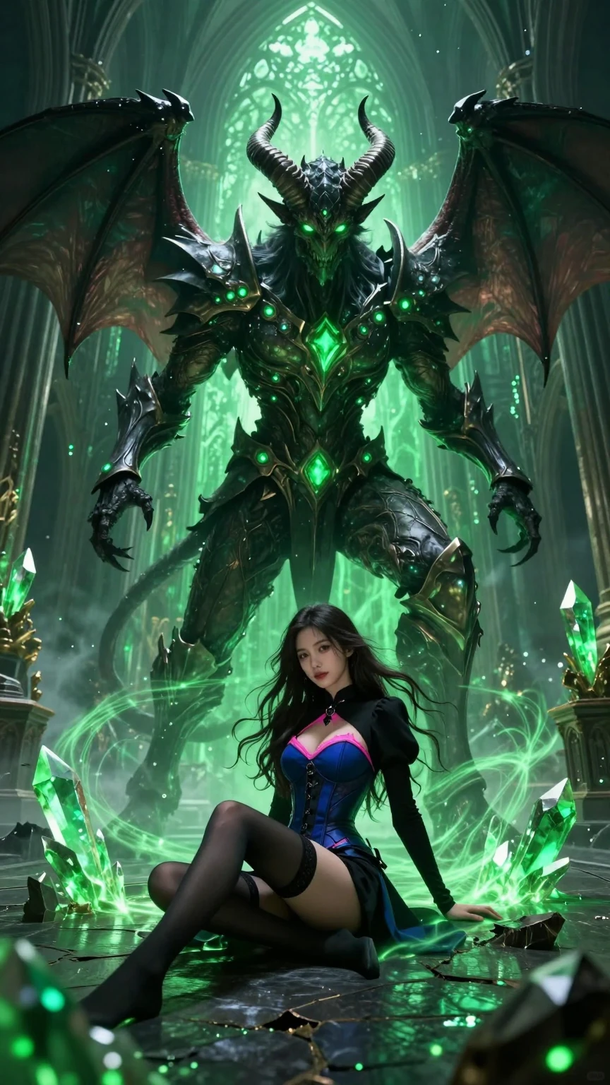 Dark Sorcery Guardian and Enigmatic Beauty