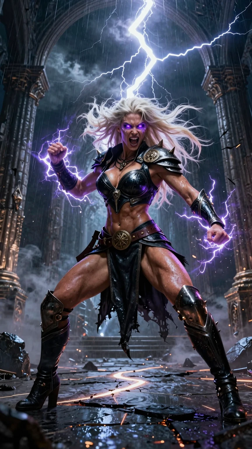 Thunder Goddess Warrior Lightning Temple Fury Strike