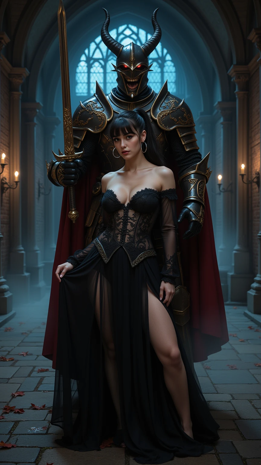 Demonic Knight Claims His Lace-Clad Bride