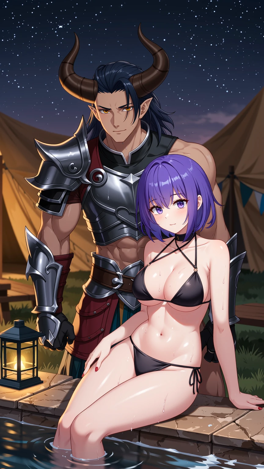 Horned Guardian and Midnight Pool Temptation