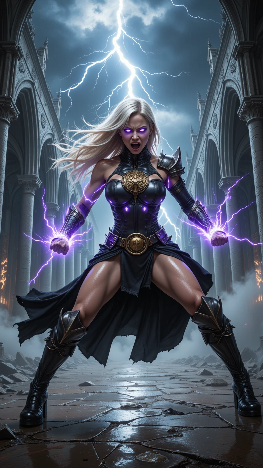 Thunder Goddess Warrior Lightning Temple Fury Strike