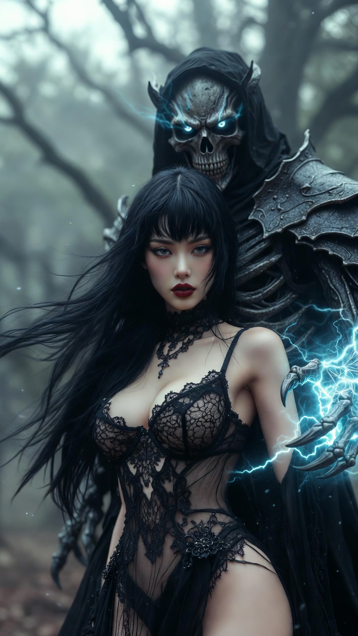 Dark Enchantress Bound to the Arcane Reaper