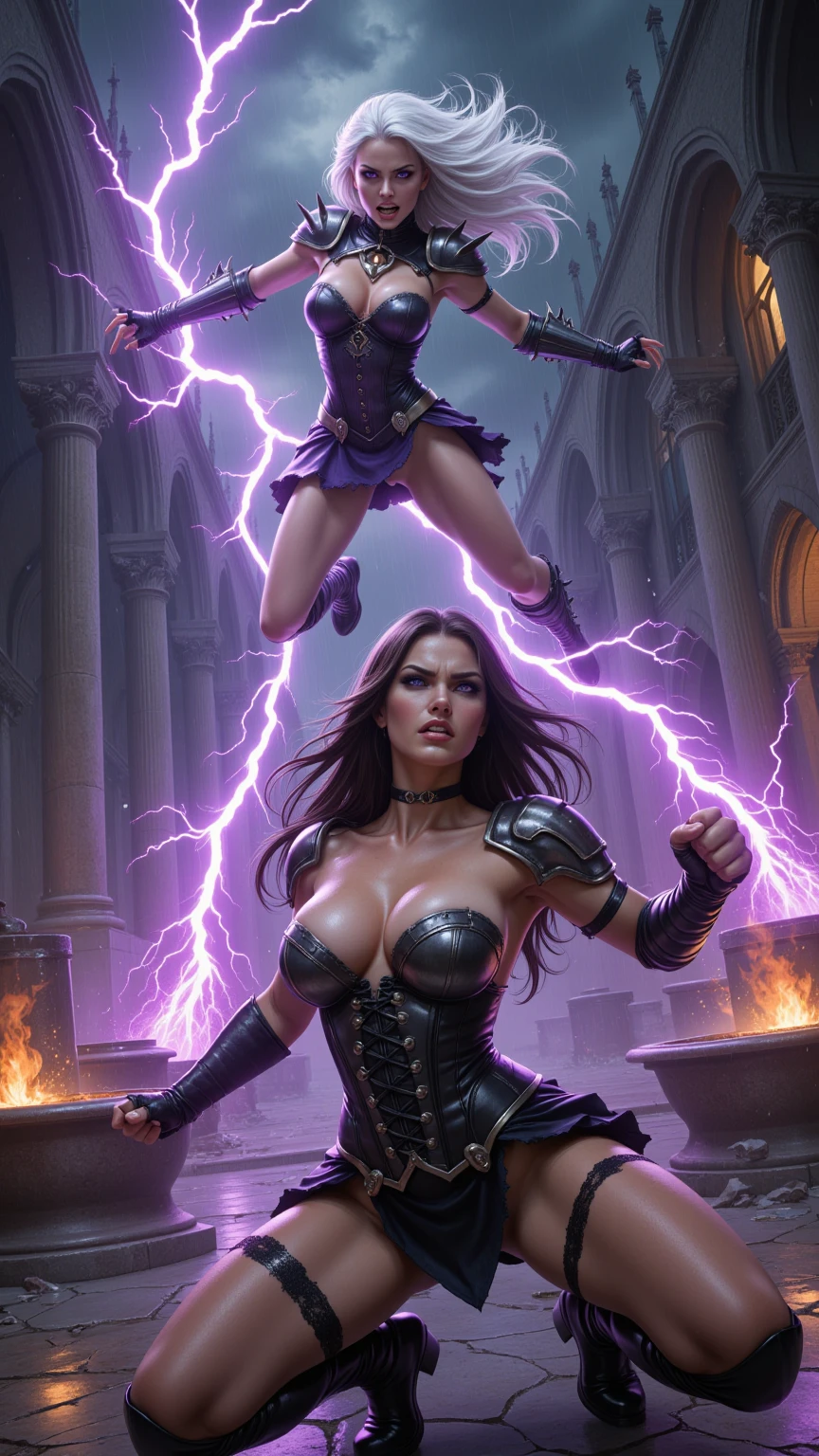 Dual Lightning Sorceresses Shatter Ancient Hall Battle