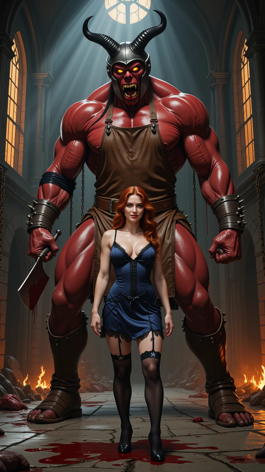 Satin Temptress and Blood-Soaked Demon Butcher