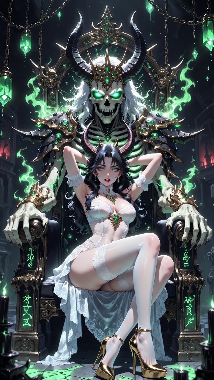 Emerald Lich Throne – Demonic Queen Seduction