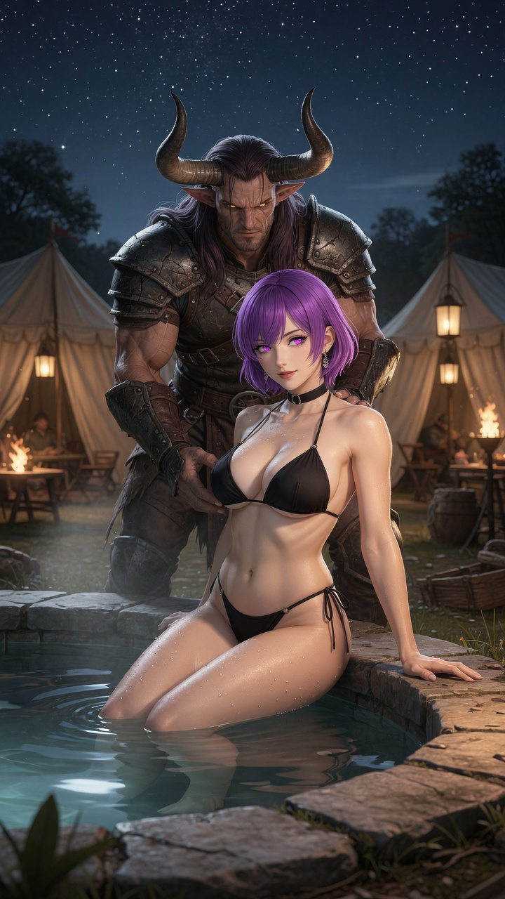 Horned Guardian and Midnight Pool Temptation