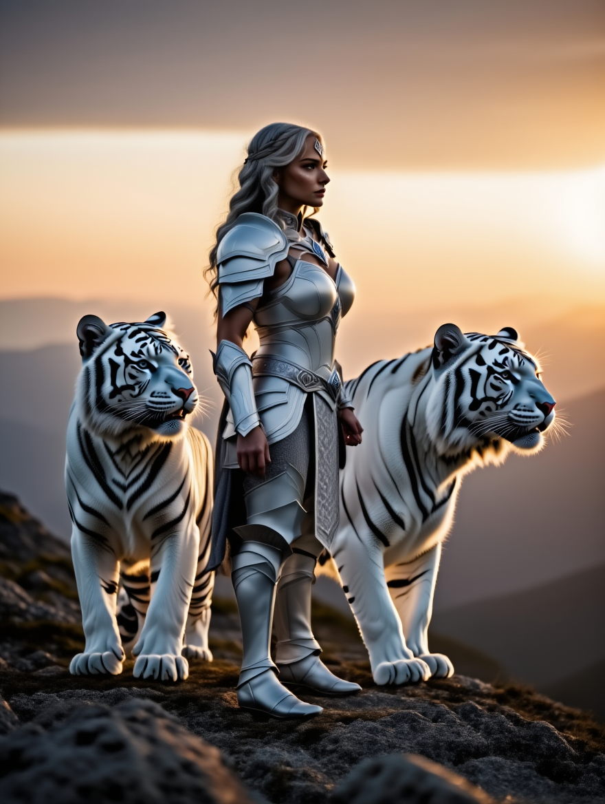 Silver Valkyrie and the Guardians of White Tigers