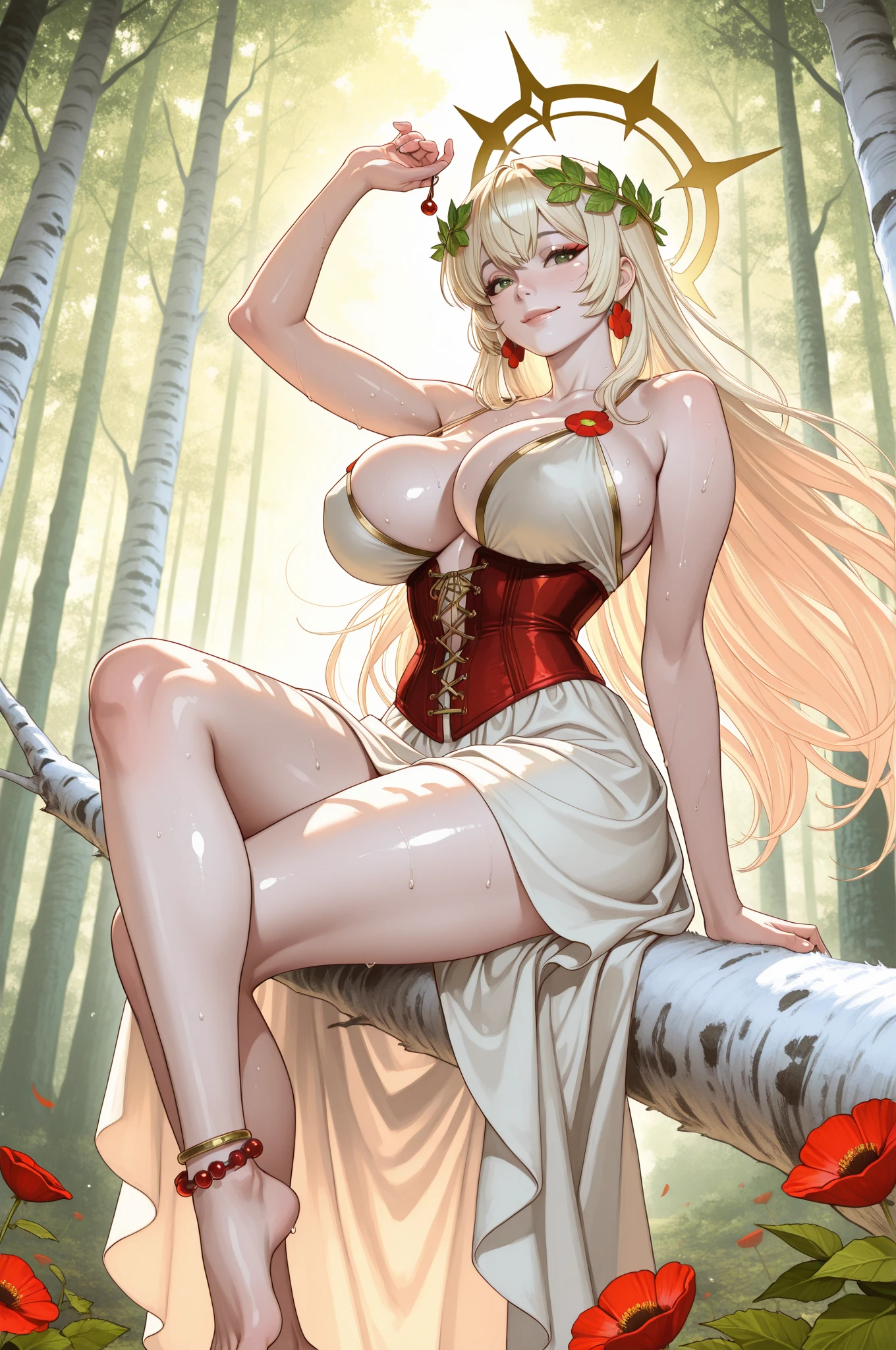 Elven Beauty Lures in Enchanted Birch Grove