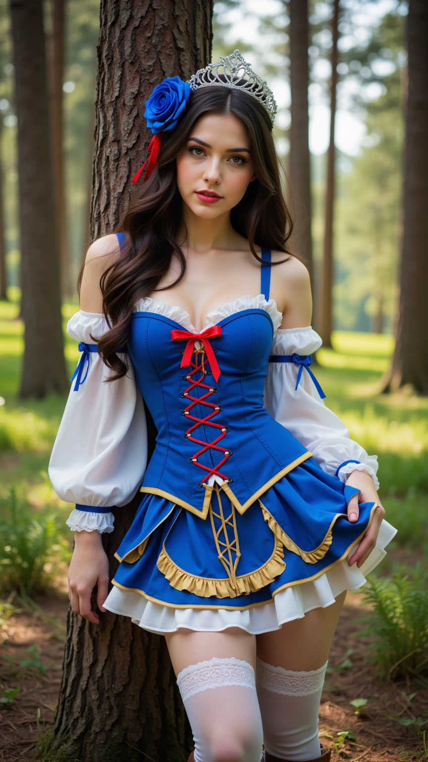 Enchanted Forest Princess in Corset Fantasy Style