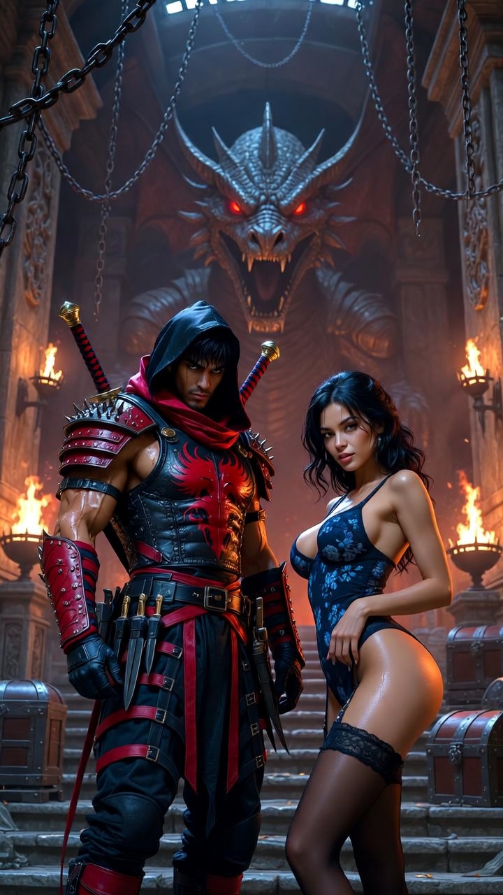 Dragon Shadow & Crimson Lace – Dungeon Dominion