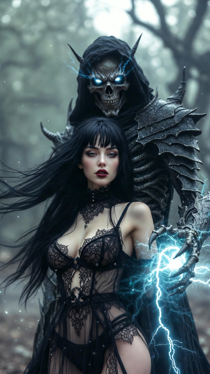Dark Enchantress Bound to the Arcane Reaper
