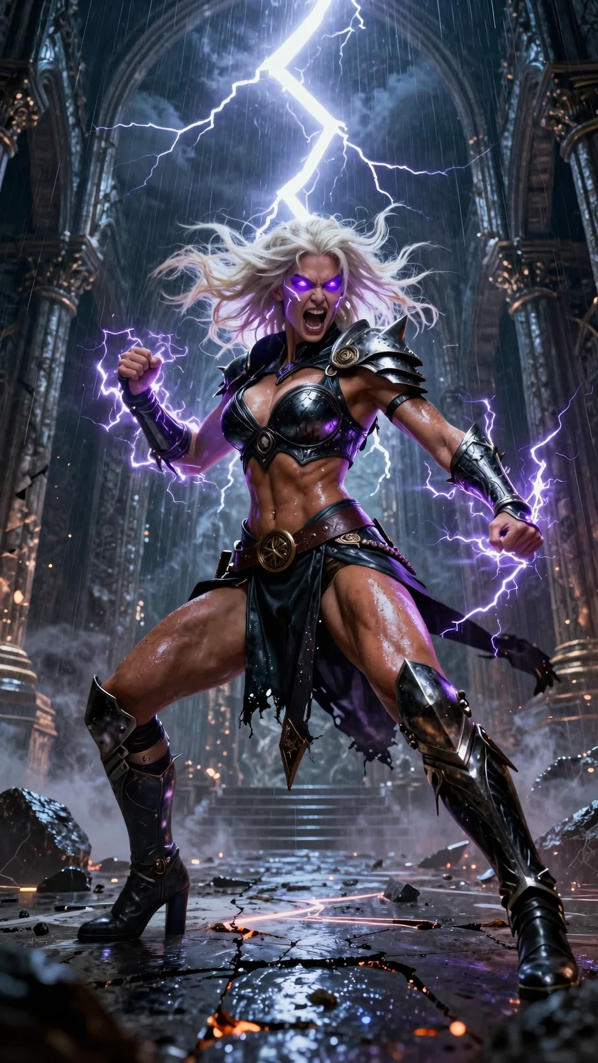 Thunder Goddess Warrior Lightning Temple Fury Strike