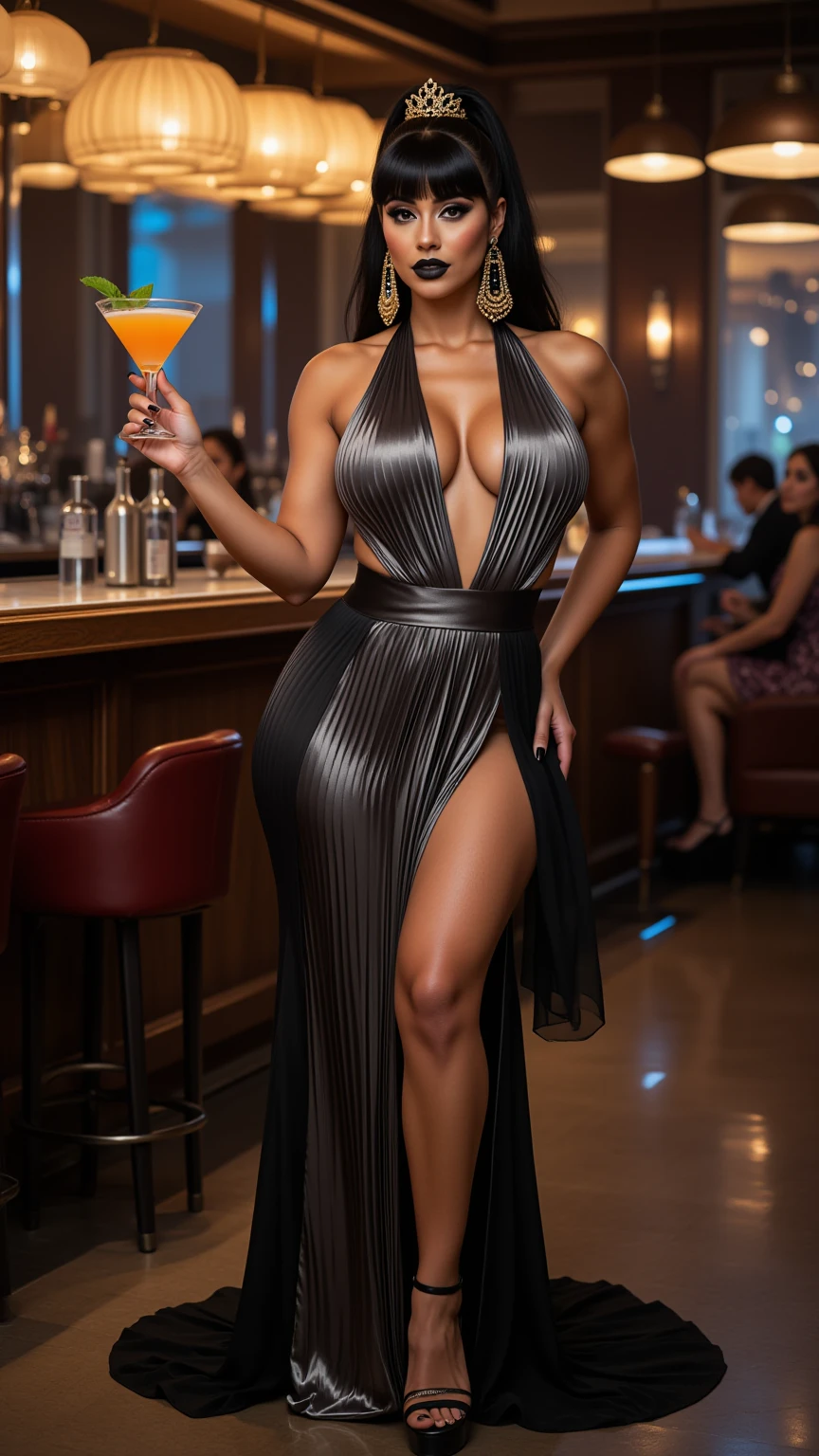 Silver Slit Goddess – Cocktail Lounge Seduction
