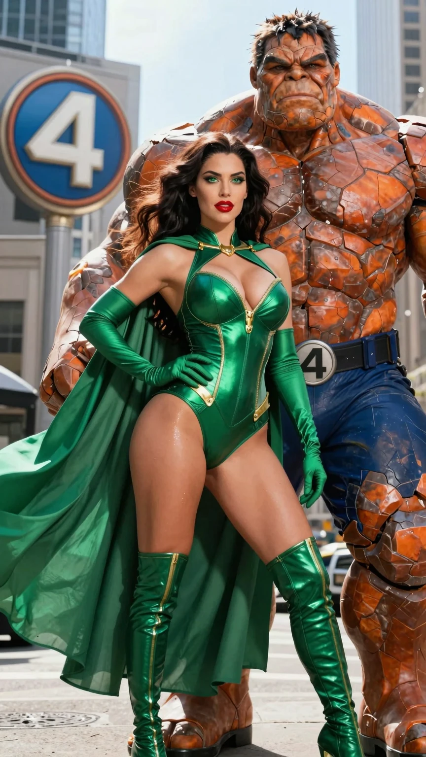 Voluptuous Emerald Siren & Rock Titan Duo