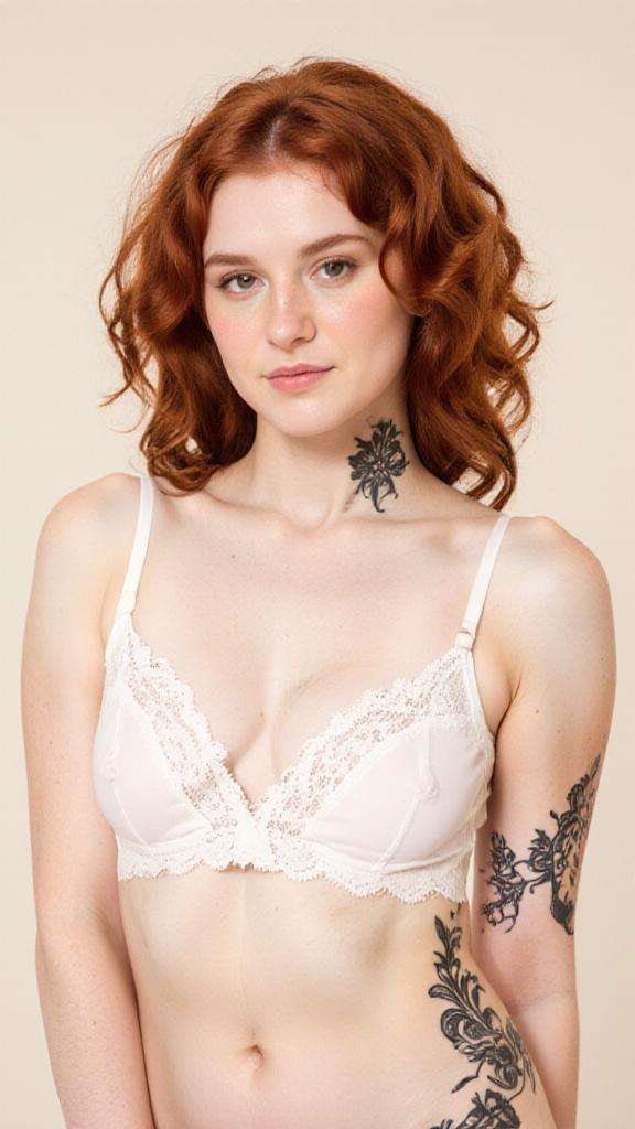Redhead and tattooed