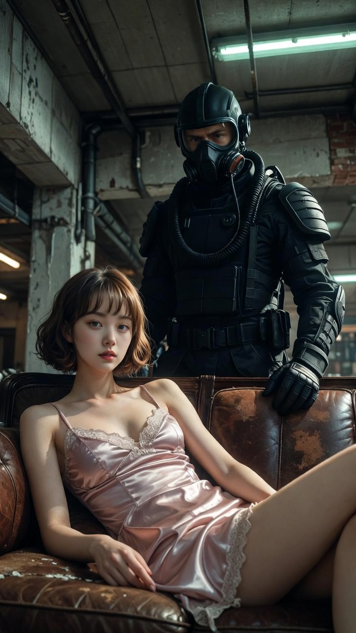 Captured Elegance in Industrial Shadow and Control