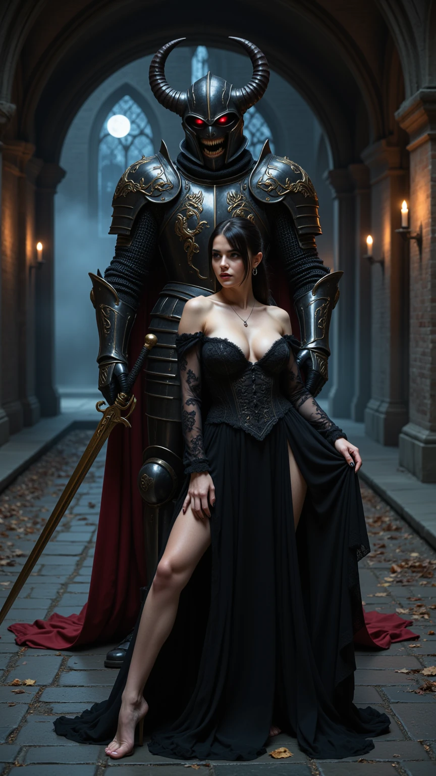 Demonic Knight Claims His Lace-Clad Bride