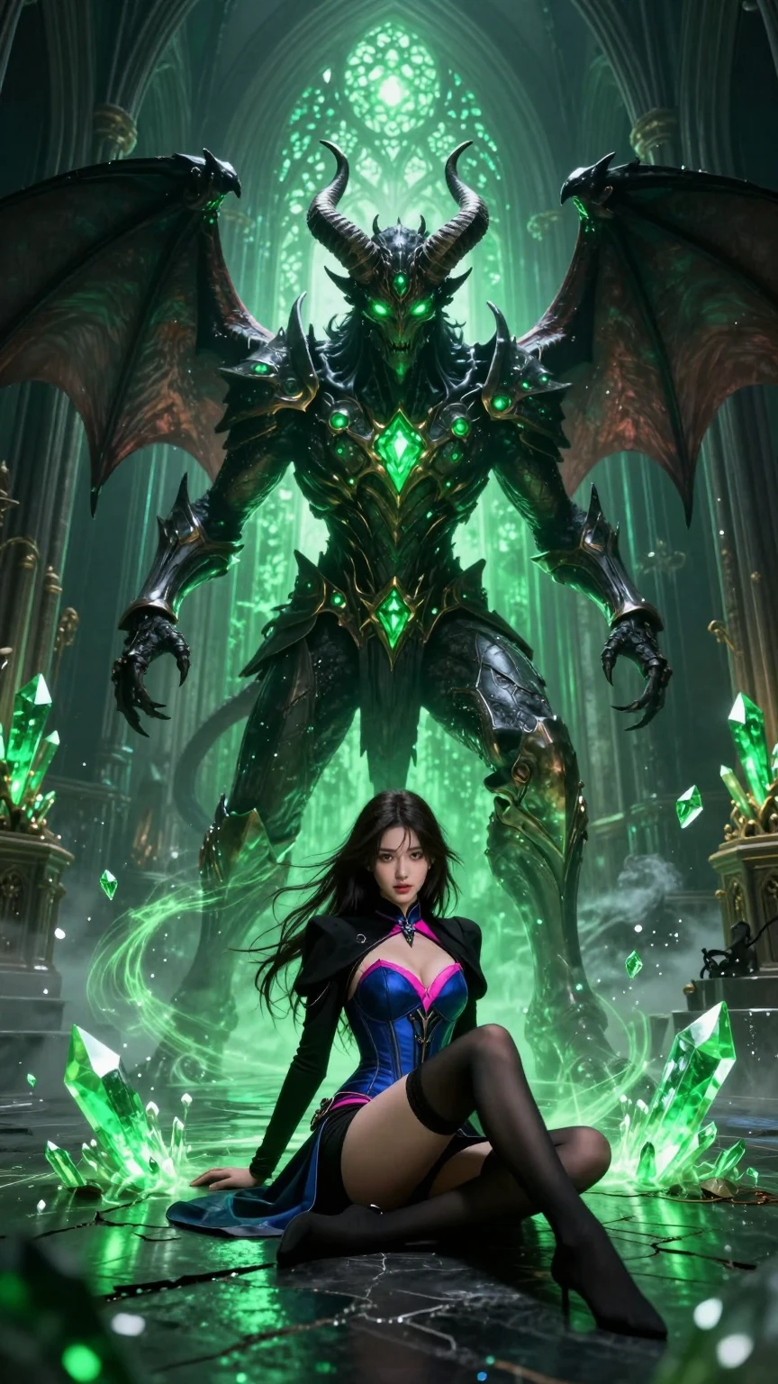 Dark Sorcery Guardian and Enigmatic Beauty