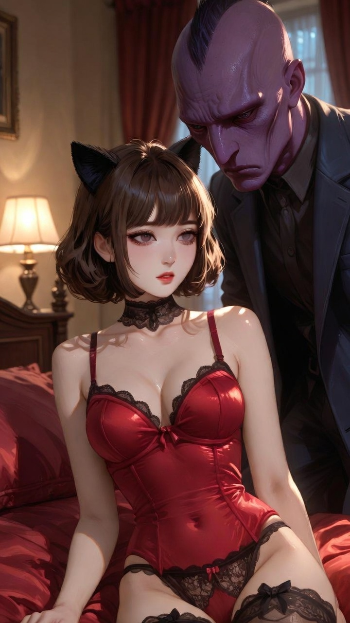 Midnight Encounter with Mysterious Purple Stranger