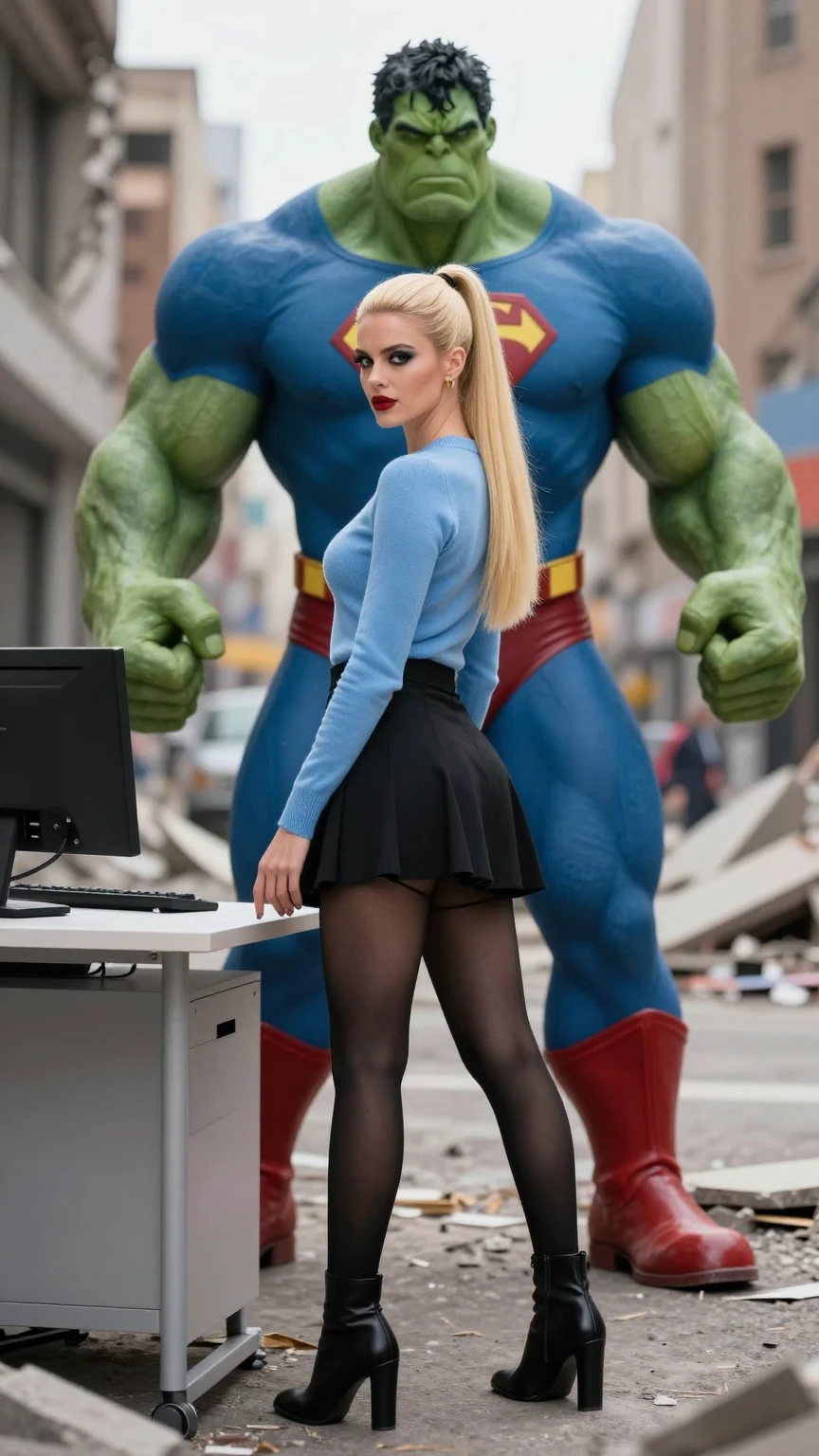 Blonde Office Rebel Meets Superpowered Street Guardian