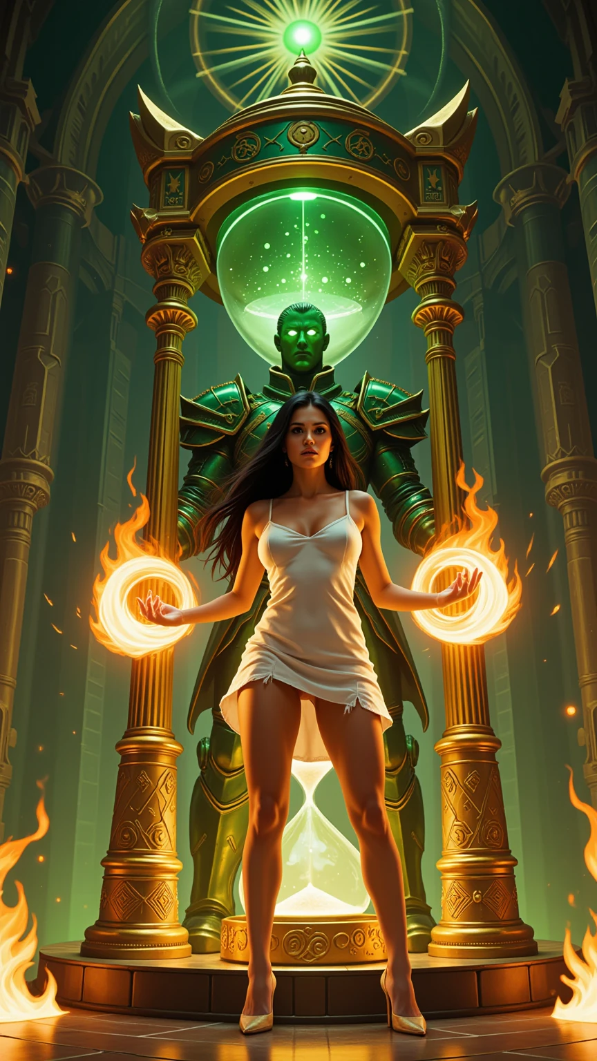 Sorceress and Emerald Guardian of the Time Chamber