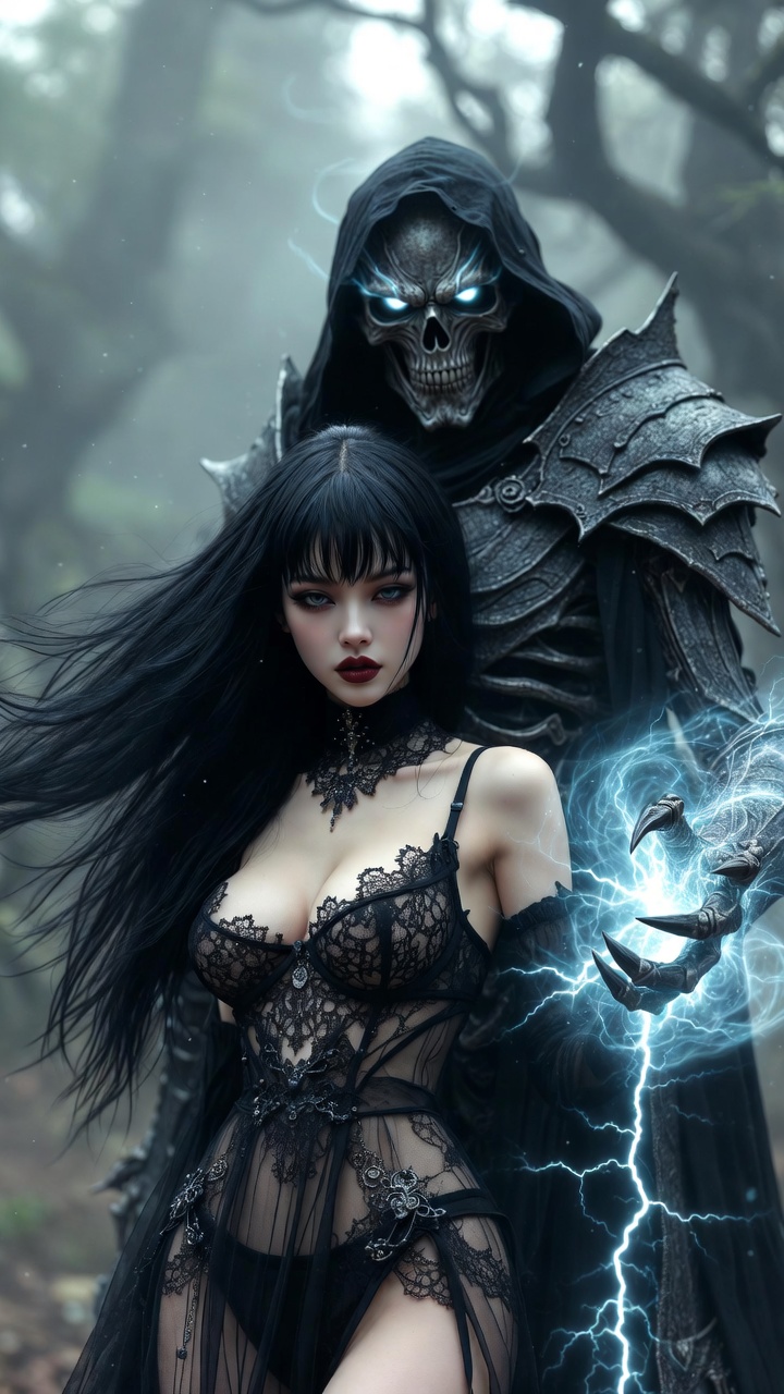 Dark Enchantress Bound to the Arcane Reaper