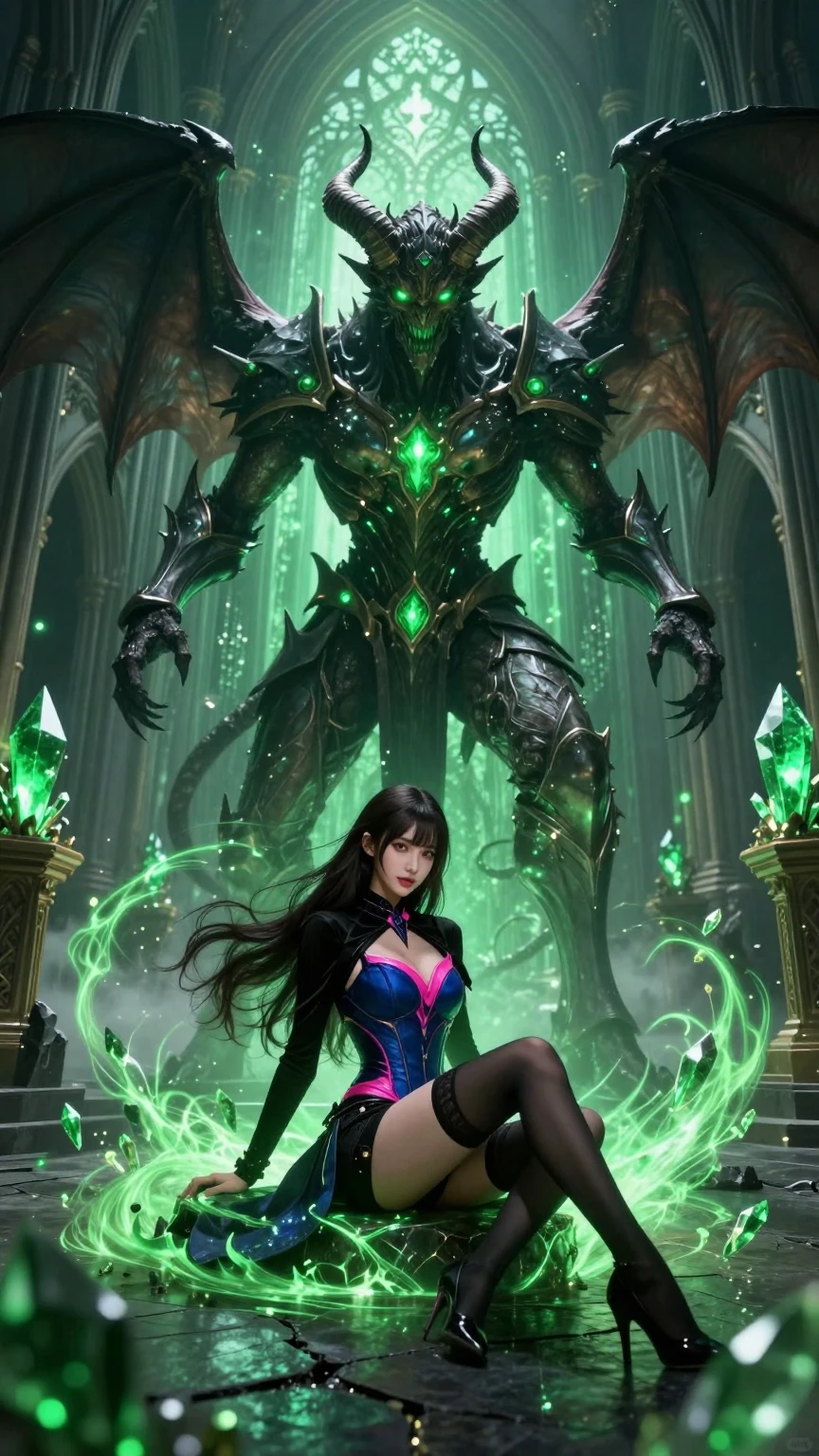 Dark Sorcery Guardian and Enigmatic Beauty