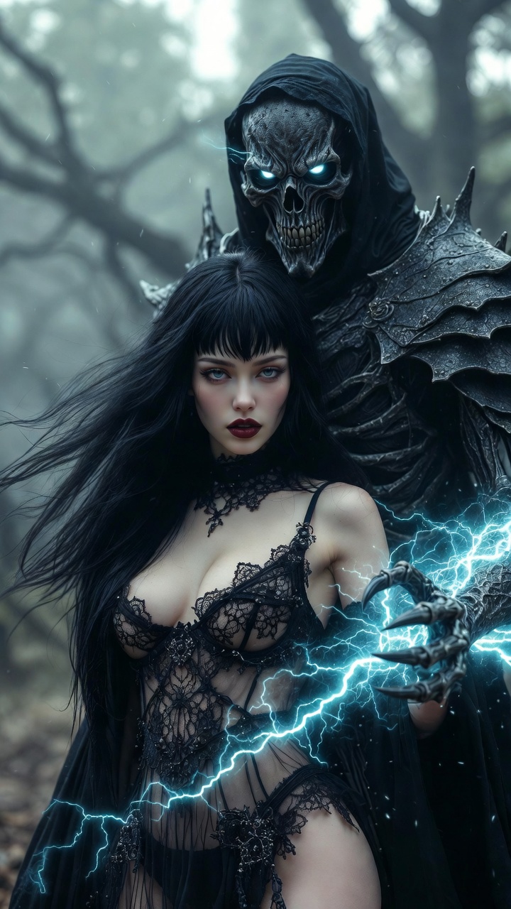 Dark Enchantress Bound to the Arcane Reaper