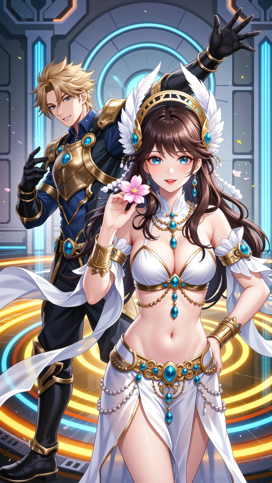 Futuristic Belly Dancer and Warrior