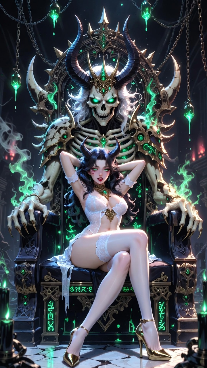 Emerald Lich Throne – Demonic Queen Seduction