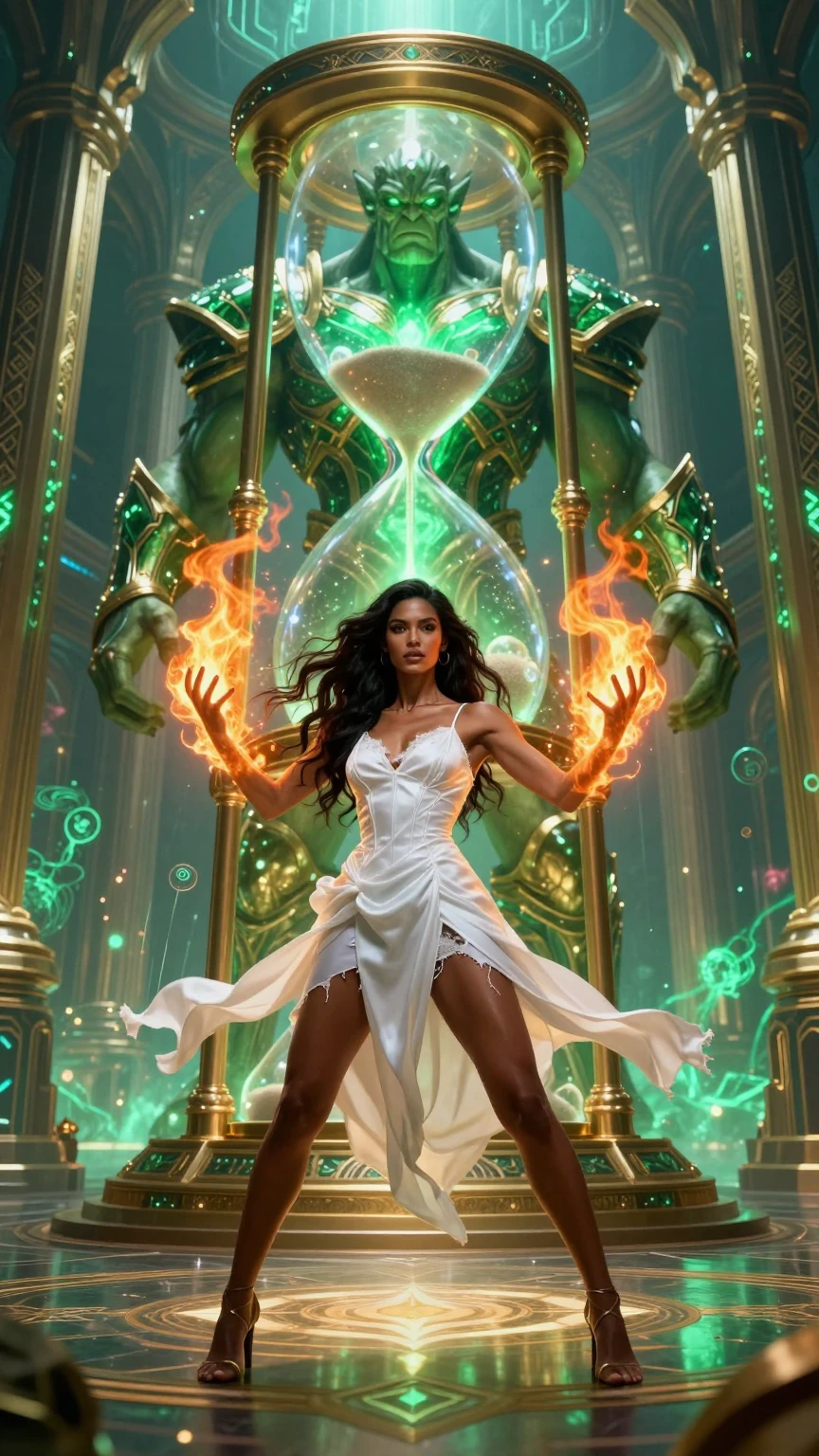 Sorceress and Emerald Guardian of the Time Chamber