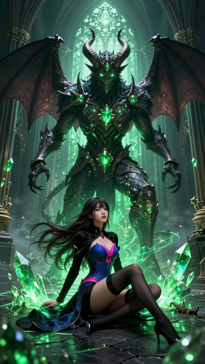 Dark Sorcery Guardian and Enigmatic Beauty