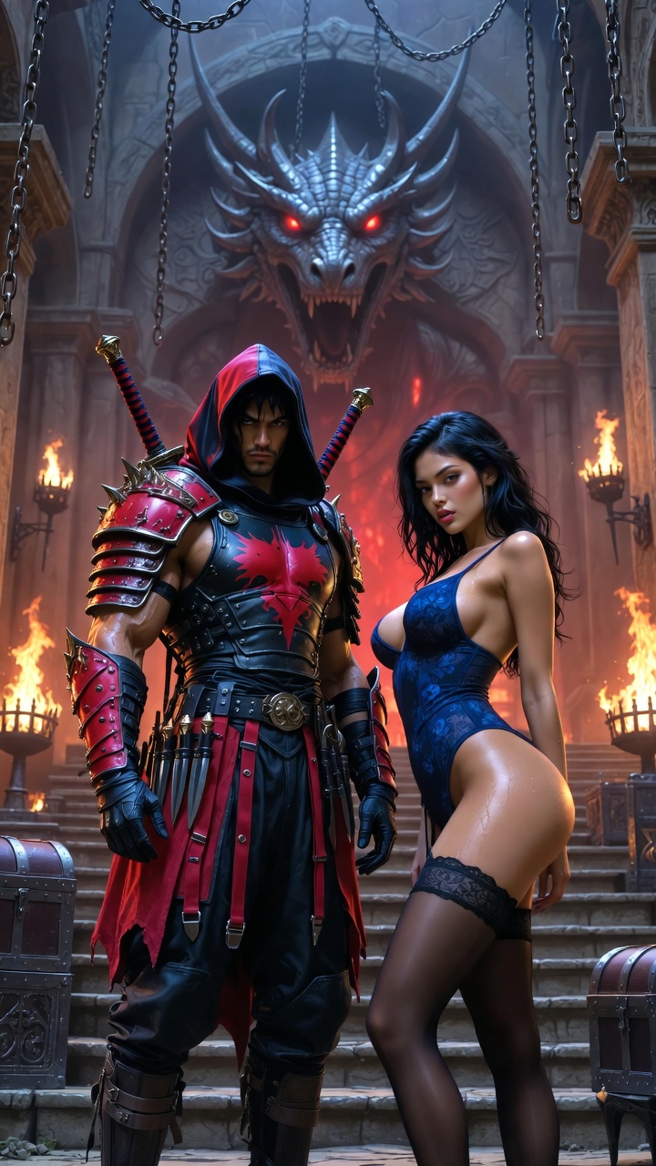 Dragon Shadow & Crimson Lace – Dungeon Dominion