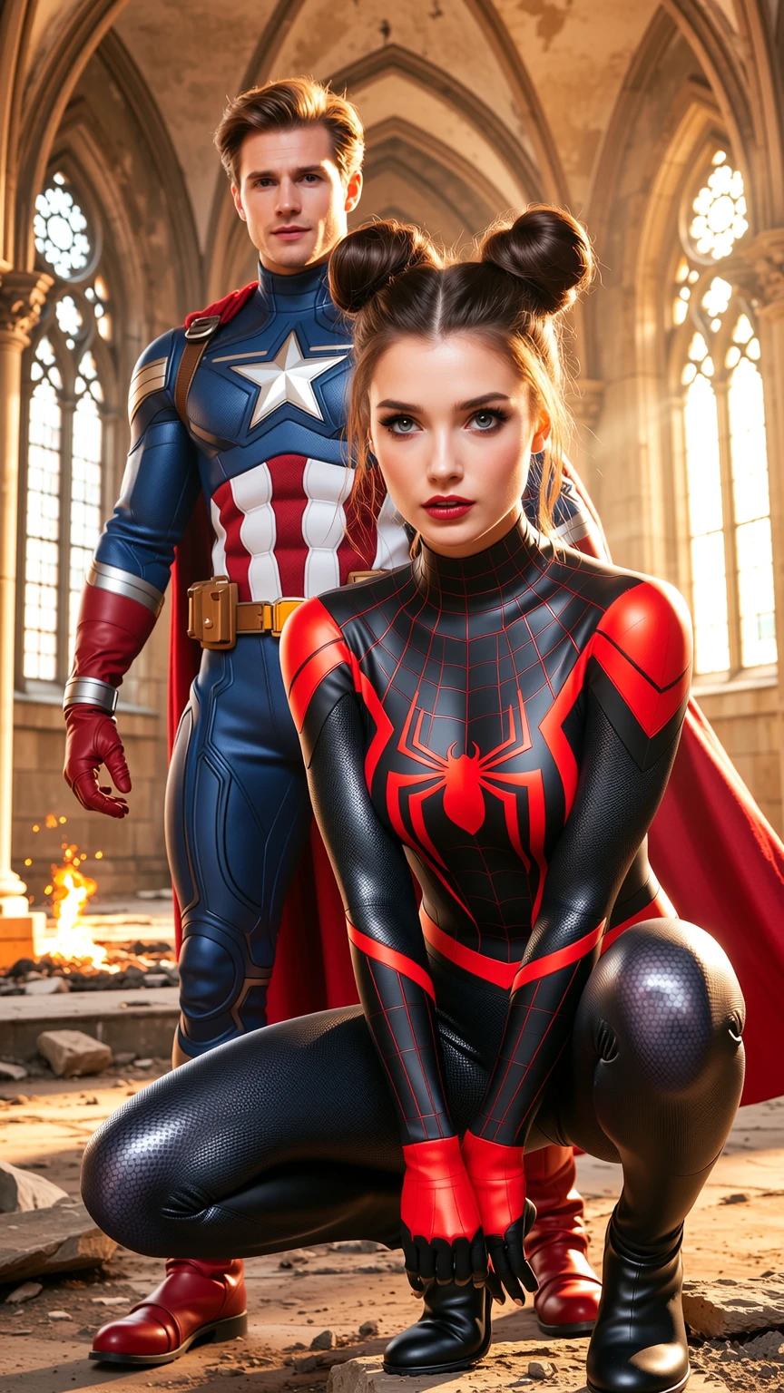 Spider Vixen & Eagle Sentinel – Cathedral Clash