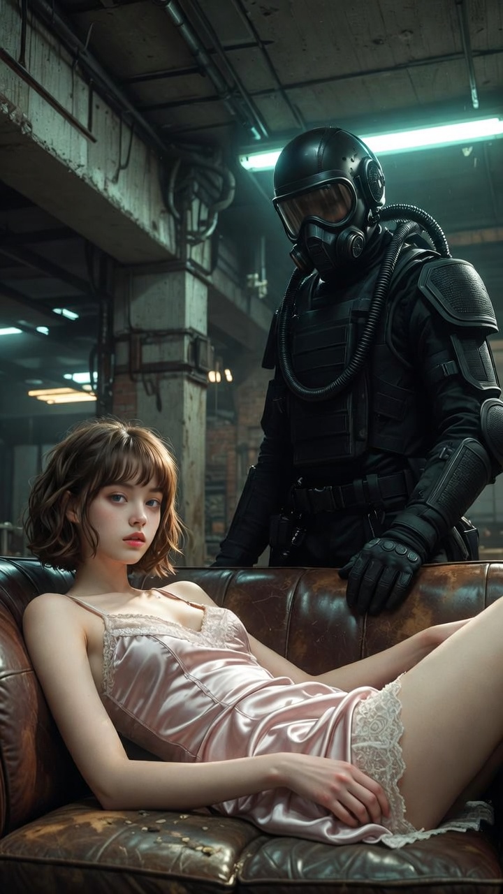 Captured Elegance in Industrial Shadow and Control