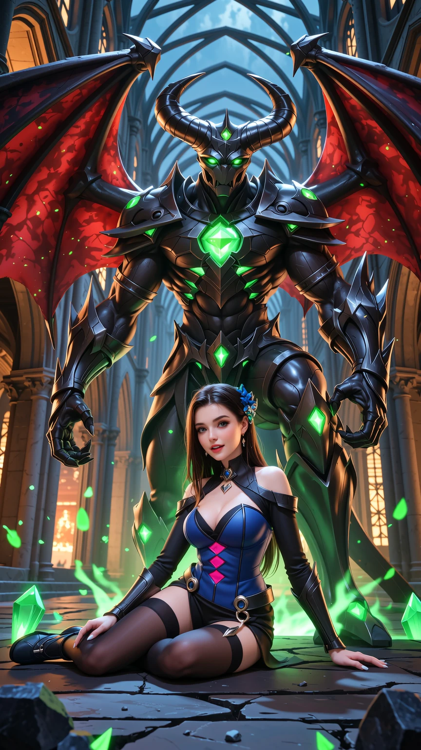 Dark Sorcery Guardian and Enigmatic Beauty