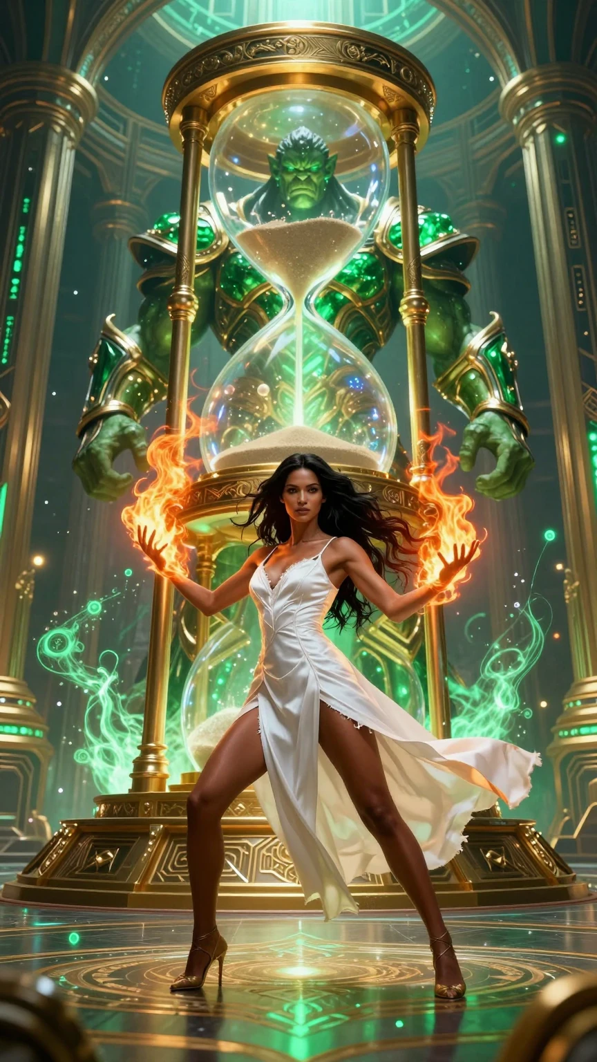 Sorceress and Emerald Guardian of the Time Chamber