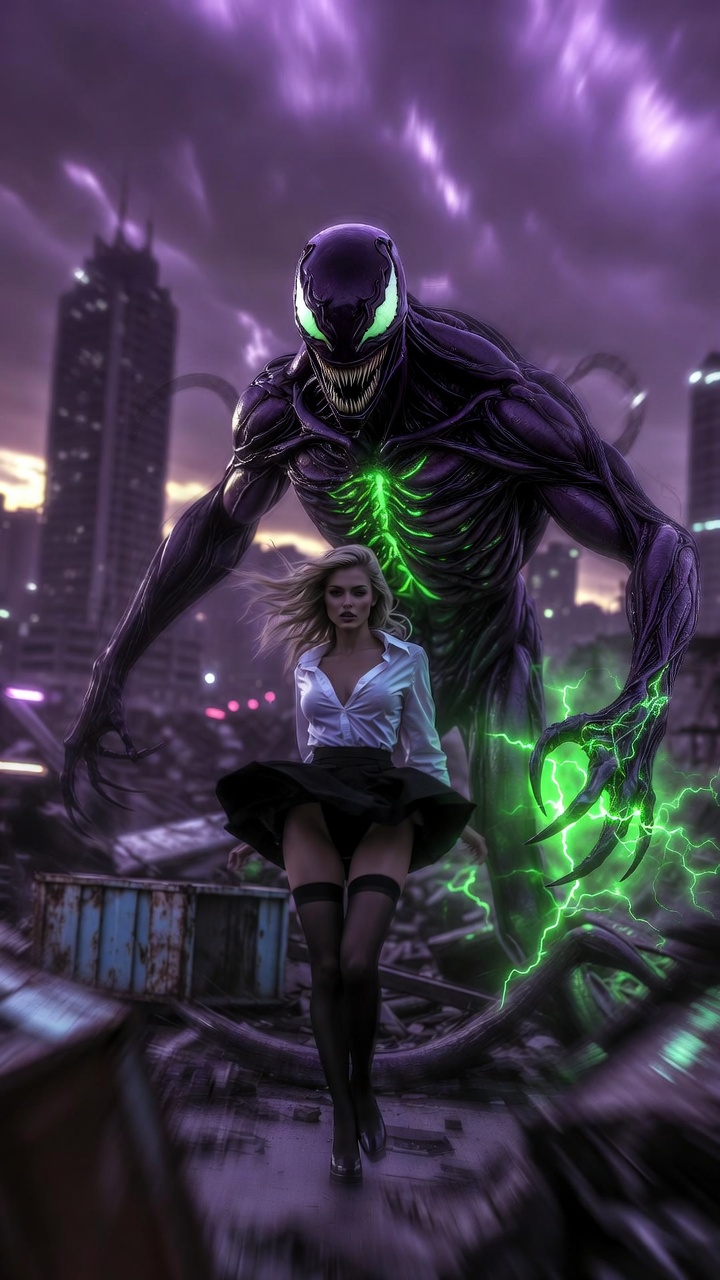 Seductive Power Clash in a Symbiote Apocalypse